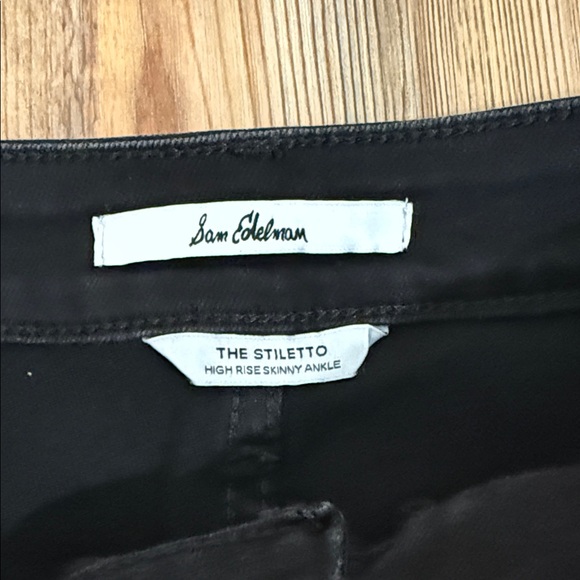 Same Edelman Black High-Waisted Button-Fly Jeans - Picture 2 of 5